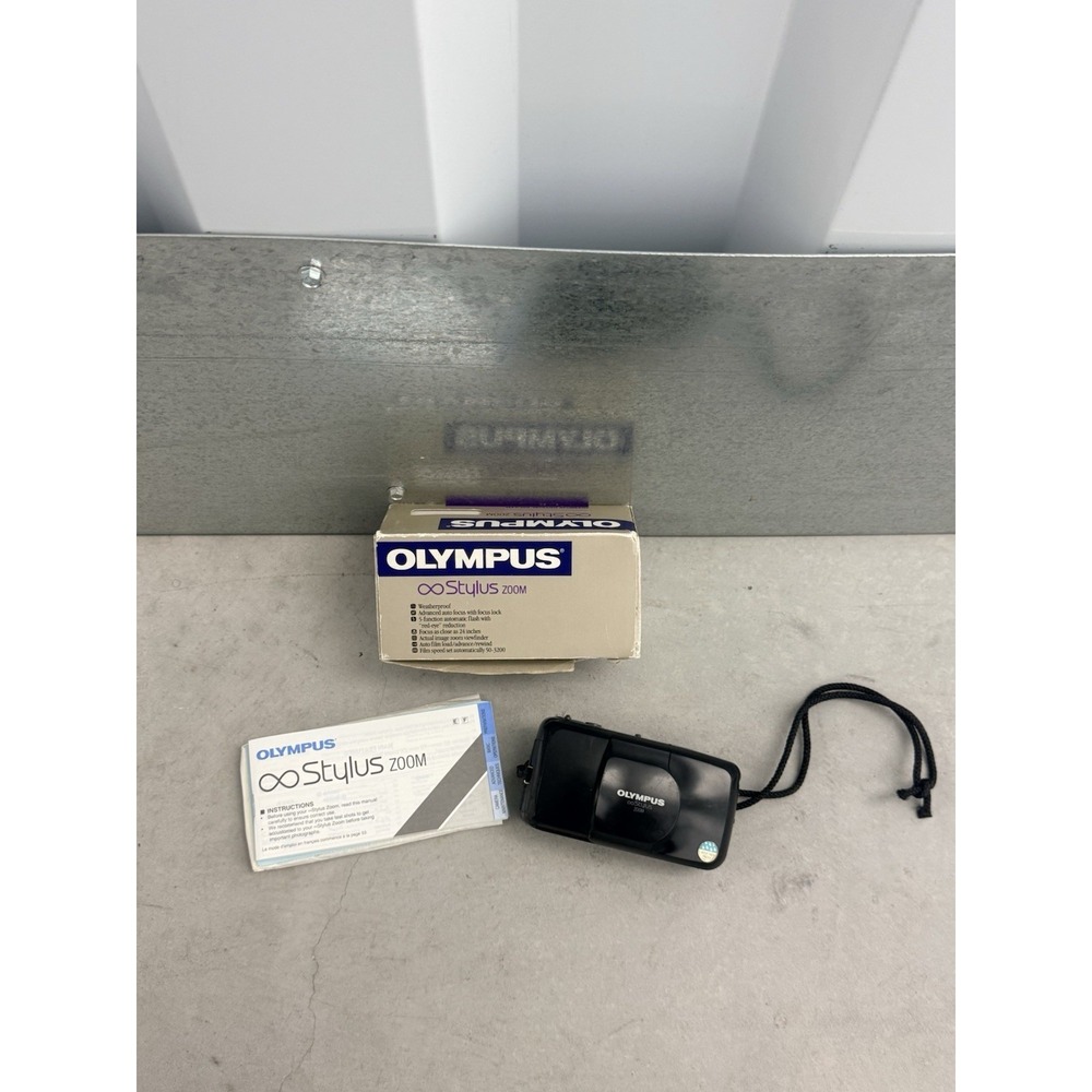 Olympus Stylus Zoom 35-70mm 35mm Film Camera Mju Point Shoot Weatherproof